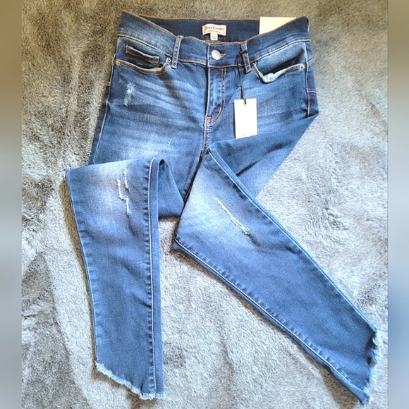 Juicy Couture Flaunt It Contour Skinny Jeans Size 2 - Picture 1 of 9
